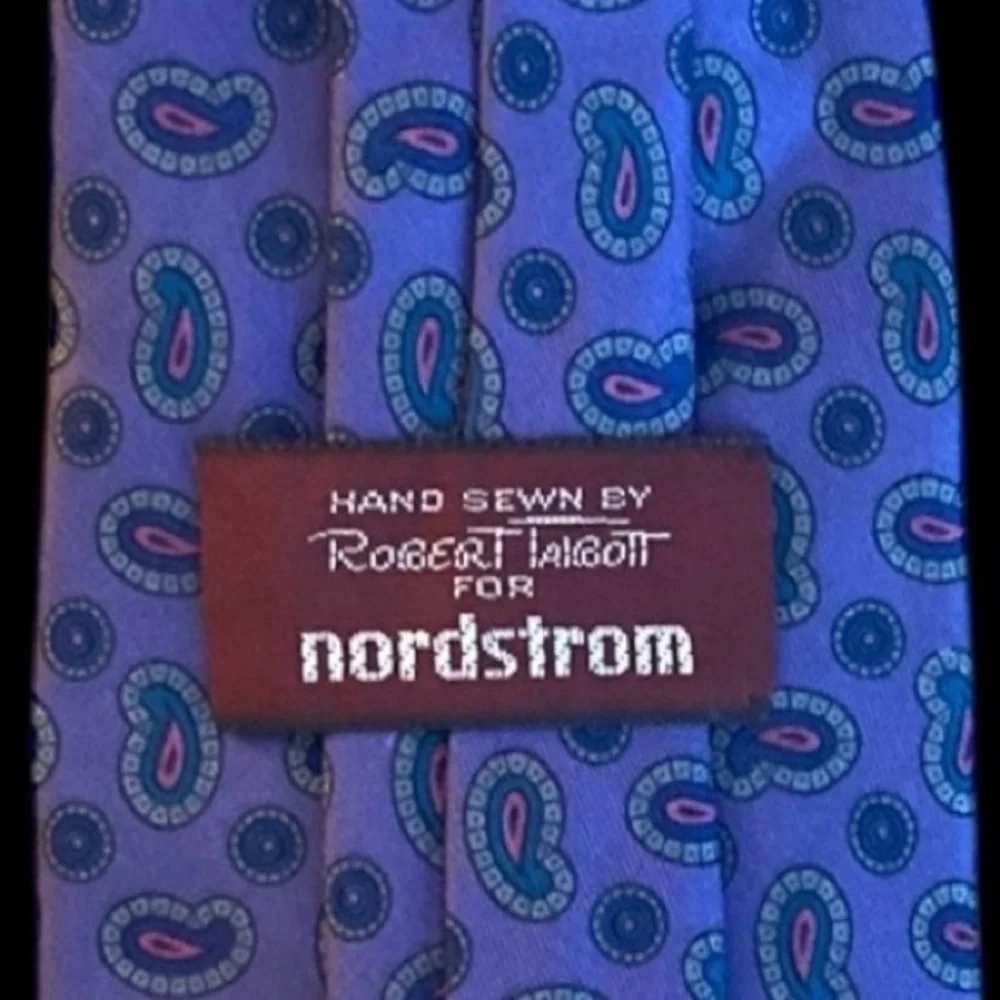 Nordstrom Lavender Paisley Tie
